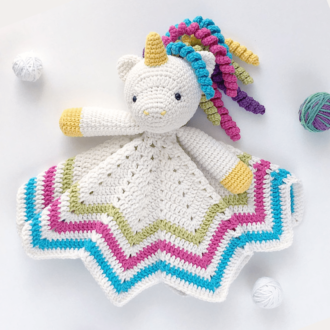 Manta de Apego El Conejo & La Luna Sweet Unicorn