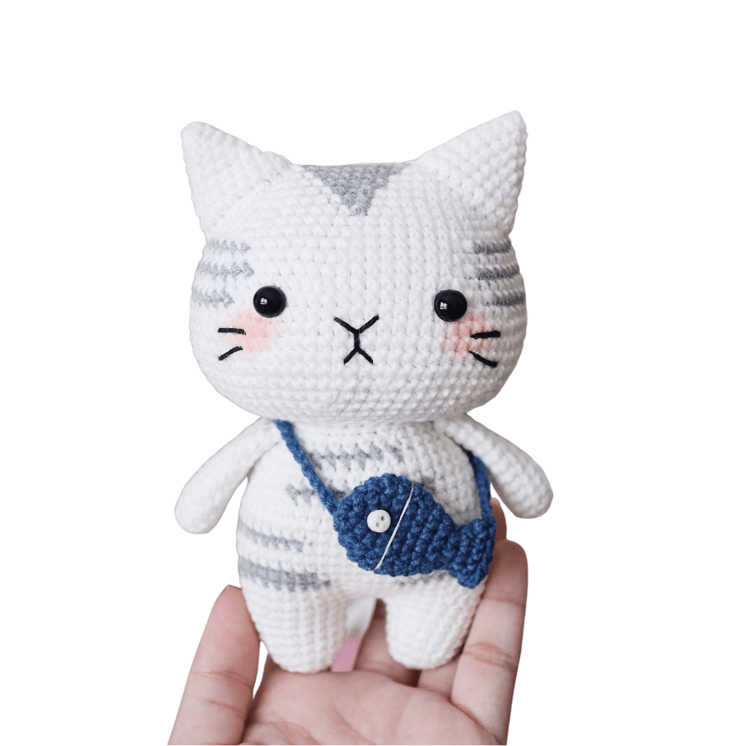 Muñeco de Apego El Conejo & La Luna The Cat With Bag