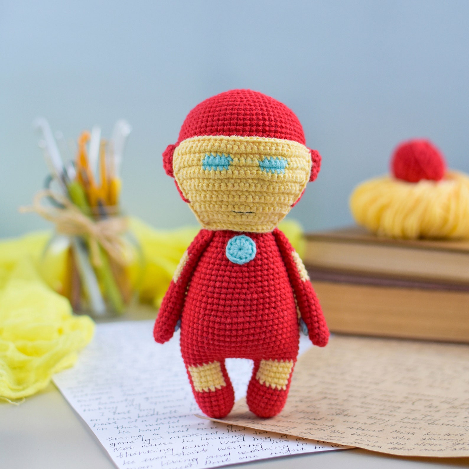 Muñeco de Apego El Conejo & La Luna Little Baby Iron Man