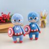 Muñeco de apego El Conejo & La Luna Little Baby Captain America