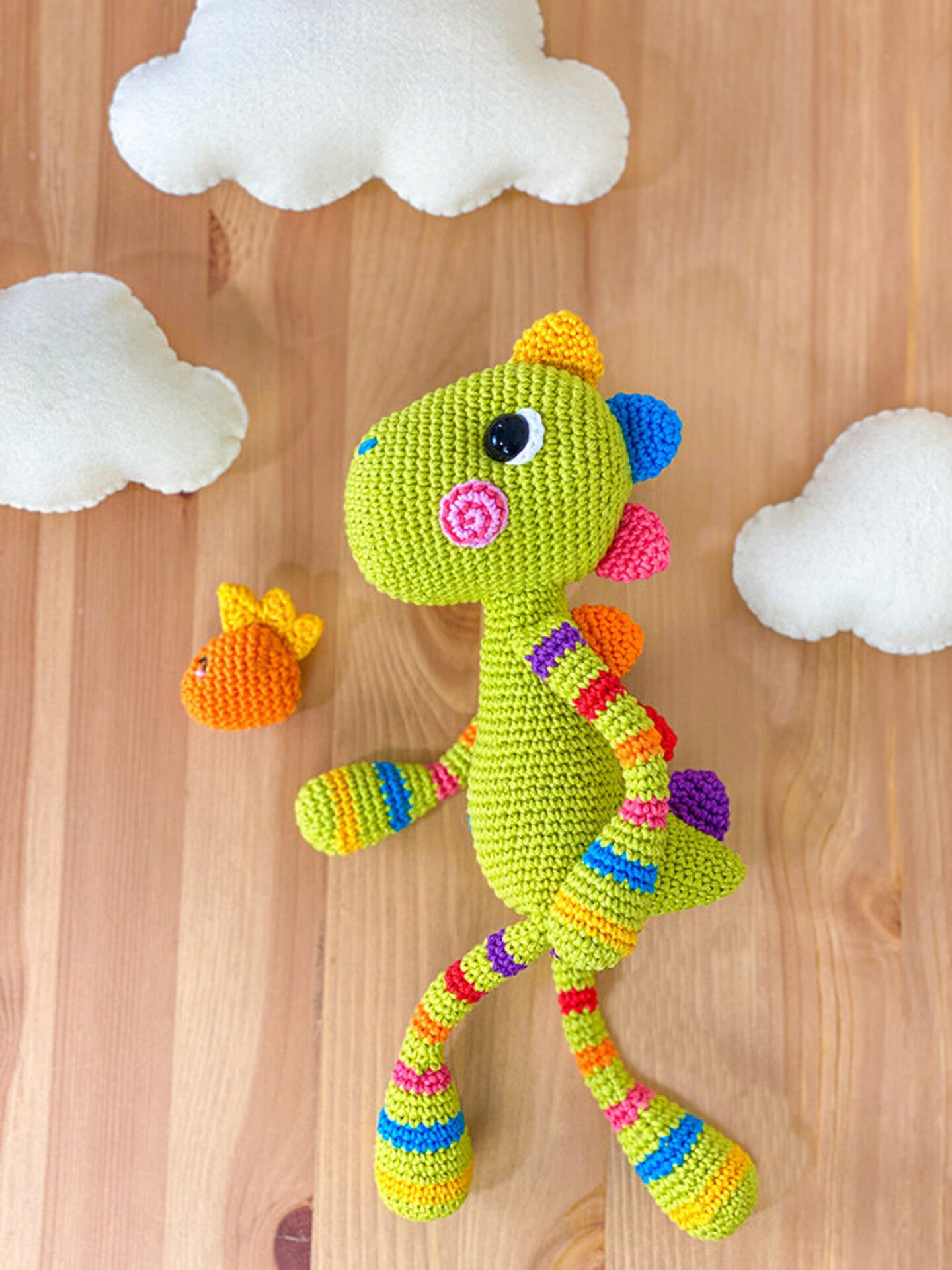 Muñeco de Apego El Conejo & La Luna Chipper The Rainbow