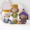 Muñeco de Apego El Conejo & La Luna Set Mini Reyes Magos