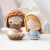 Muñeco de Apego El Conejo & La Luna Set Mini Pesebre de Belén