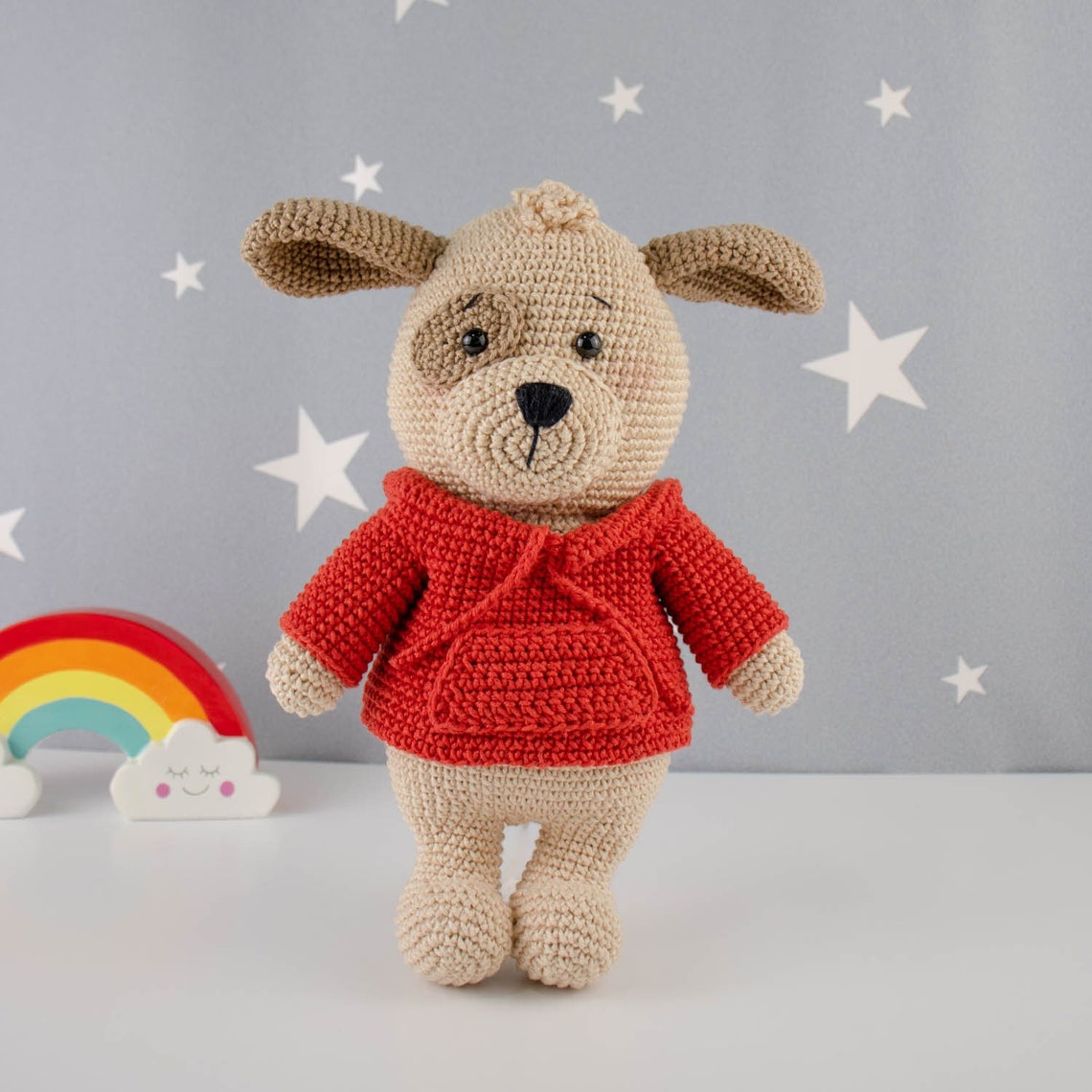 Muñeco de Apego El Conejo & La Luna Dooby The Dog