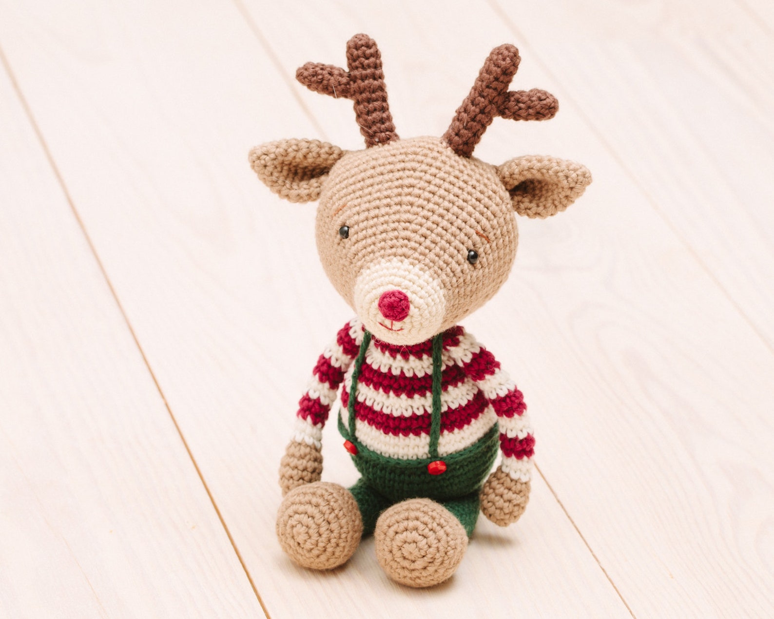 Muñeco de Apego El Conejo & La Luna Rudolf Reindeer