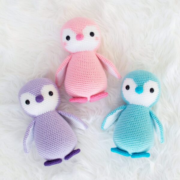 Muñeco de Apego El Conejo & La Luna Rosie el Pingüino