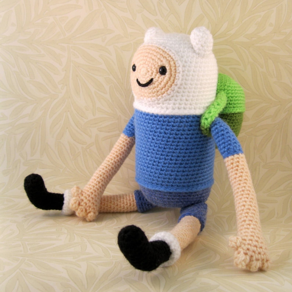 Muñeco de Apego El Conejo & La Luna Finn the Human