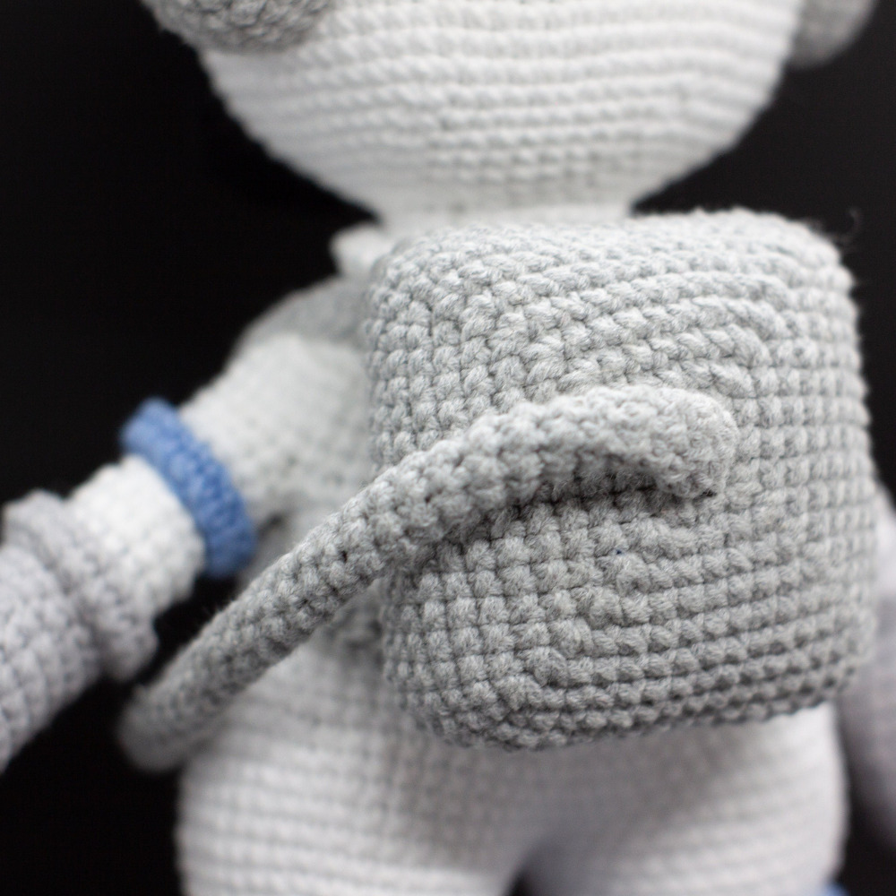 Muñeco de Apego El Conejo & La Luna Jhon El Astronauta