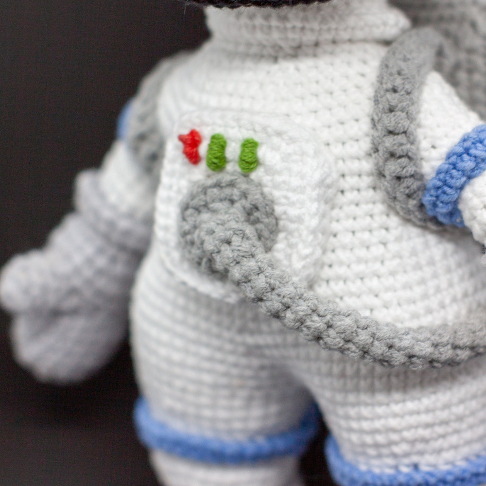 Muñeco de Apego El Conejo & La Luna Jhon El Astronauta