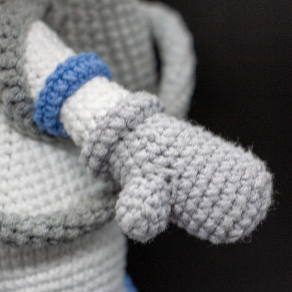 Muñeco de Apego El Conejo & La Luna Jhon El Astronauta