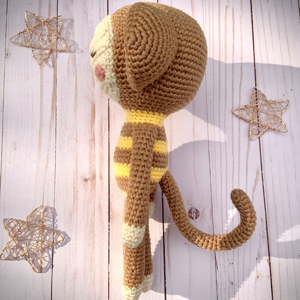 Muñeco de Apego El Conejo & La Luna Fabricio El Monito