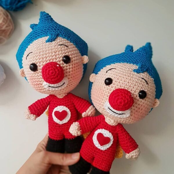 Muñeco de Apego El Conejo & La Luna Payasito Plim Plim