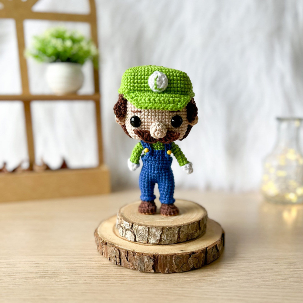 Muñeco de Apego El Conejo & La Luna Set Little Mario Bros X8