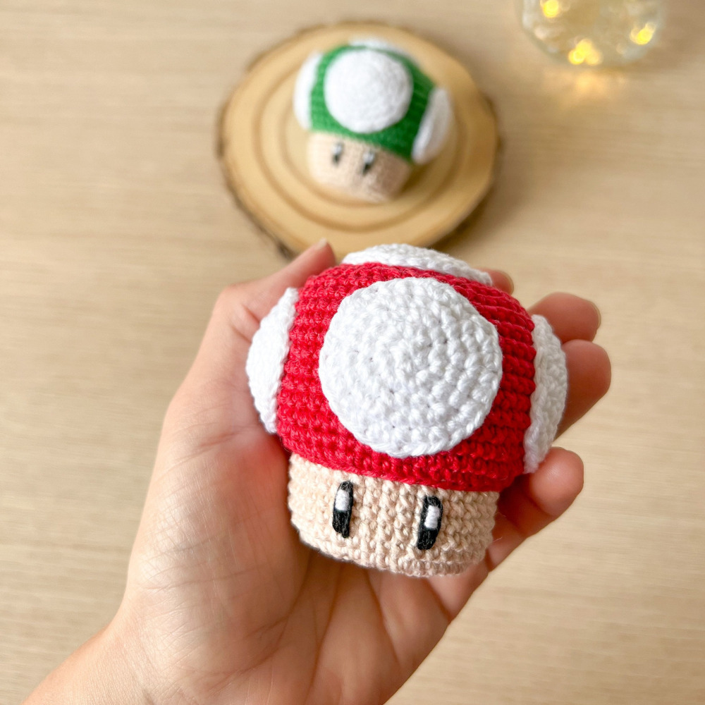 Muñeco de Apego El Conejo & La Luna Set Little Mario Bros X8