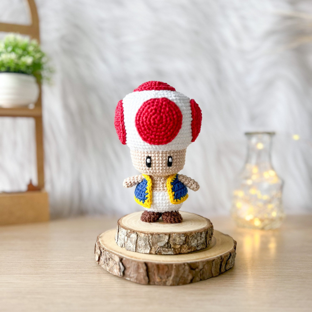 Muñeco de Apego El Conejo & La Luna Set Little Mario Bros X8