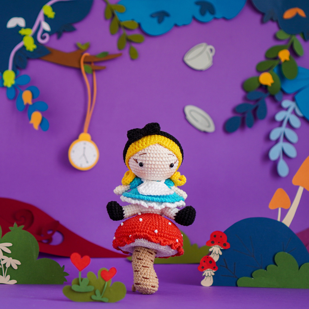 Muñeco de Apego Set Alice in Wonderland X4