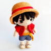 Muñeco de Apego El Conejo & La Luna Monkey D. Luffy