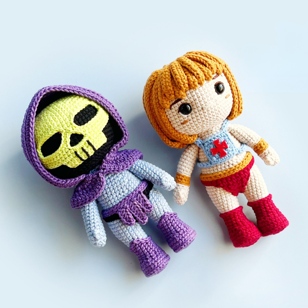 Muñeco de  Apego El Conejo & La Luna He-Man & Skeletor