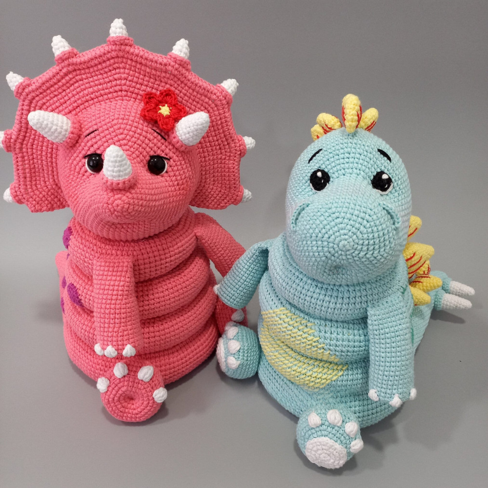 Juego Didáctico Para Bebé El Conejo & La Luna Triceratops Stacking Toy