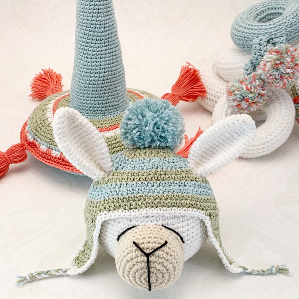 Juego Didáctico Para Bebé El Conejo & La Luna Llama Stacking Toy