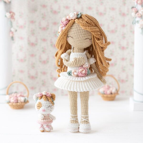 Muñeca de Apego El Conejo & La Luna Tiziana