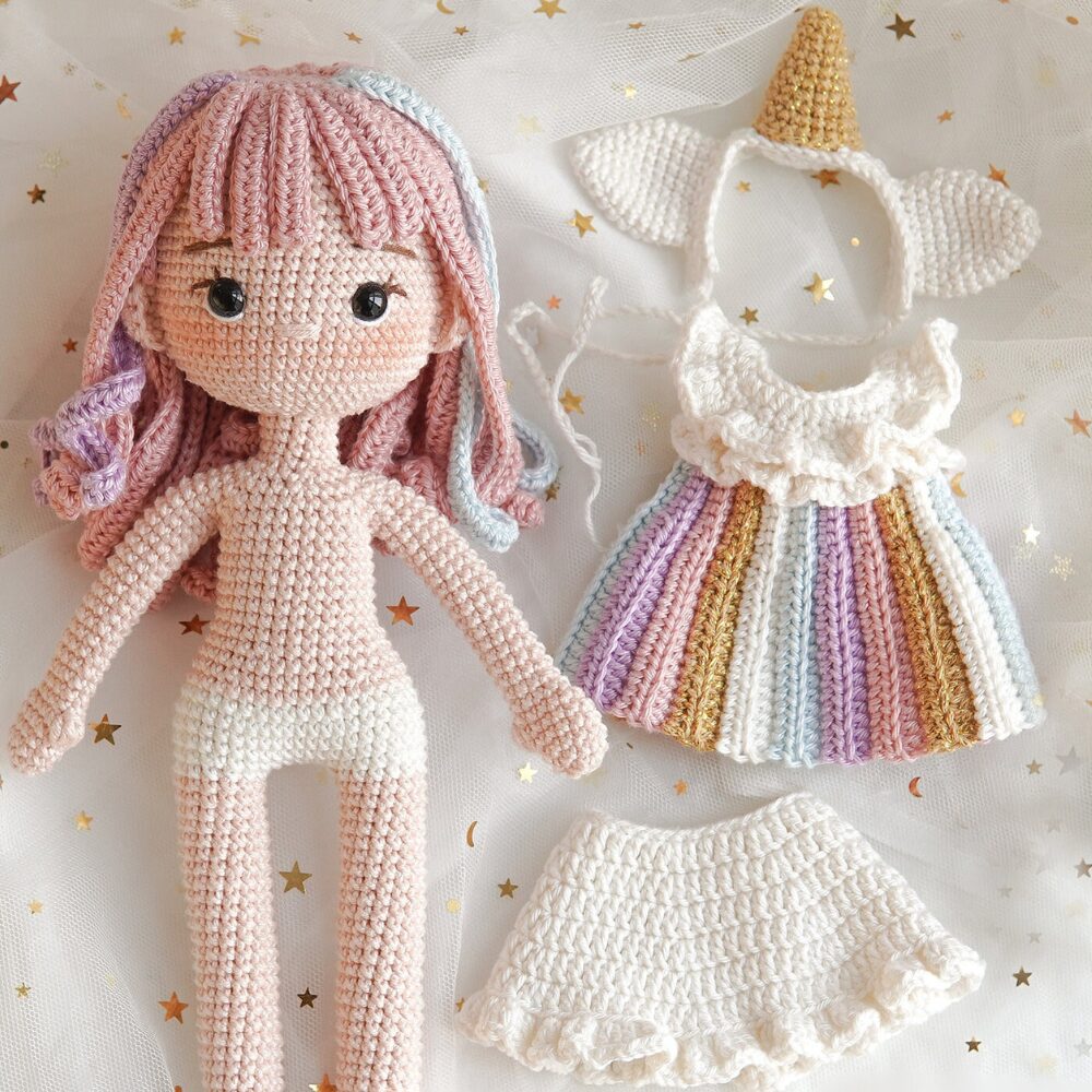 Muñeca de Apego El Conejo & La Luna Sofia