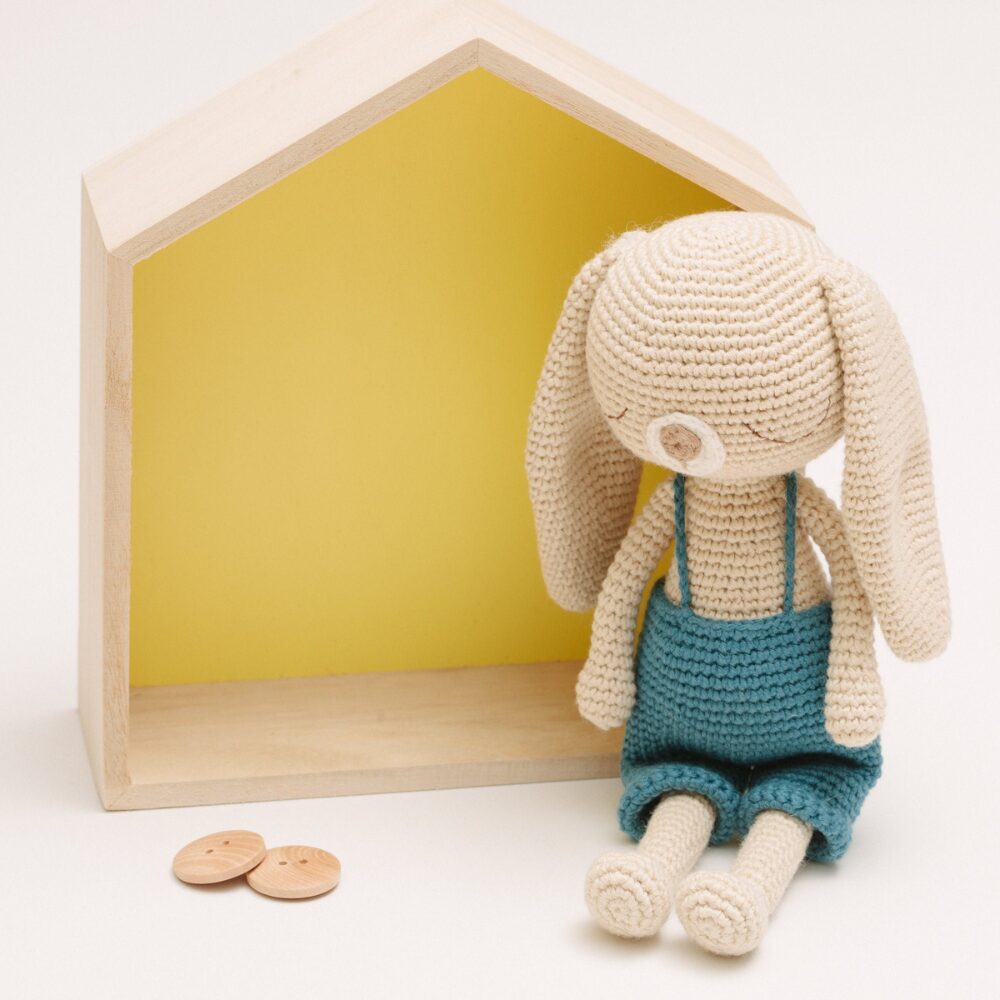 Muñeco de  Apego El Conejo & La Luna Conejo Edmundo