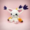 Muñeco de  Apego El Conejo & La Luna Gatomon (Tailmon) Digimon