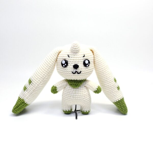 Muñeco de Apego El Conejo & La Luna Terriermon Digimon