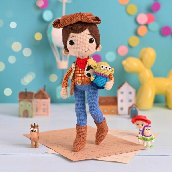 Muñeco de Apego El Conejo & La Luna Sheriff Woody