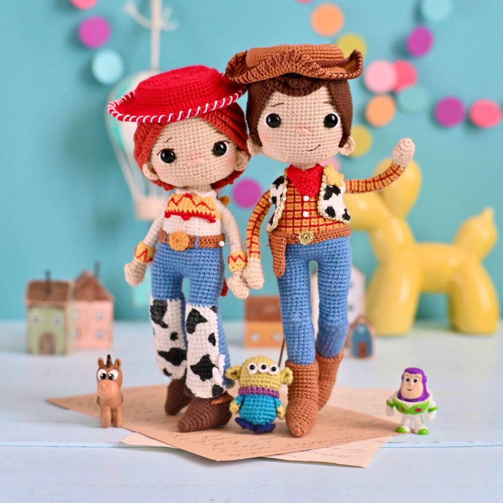 Muñeco de Apego El Conejo & La Luna Sheriff Woody