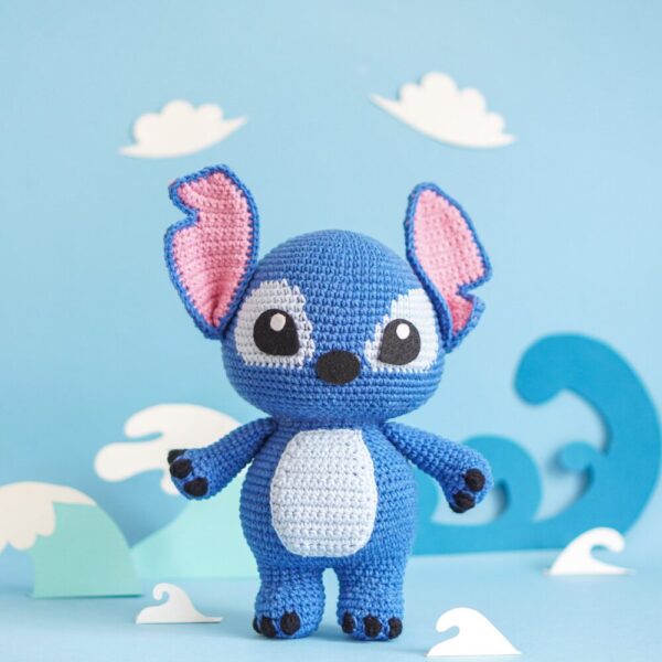 Muñeco de Apego El Conejo & La Luna Stitch M02