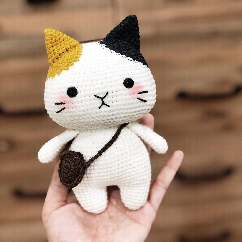 Muñeco de Apego El Conejo & La Luna The Cat With Bag