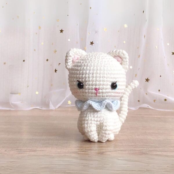 Muñeco de Apego El Conejo & La Luna White Kitten