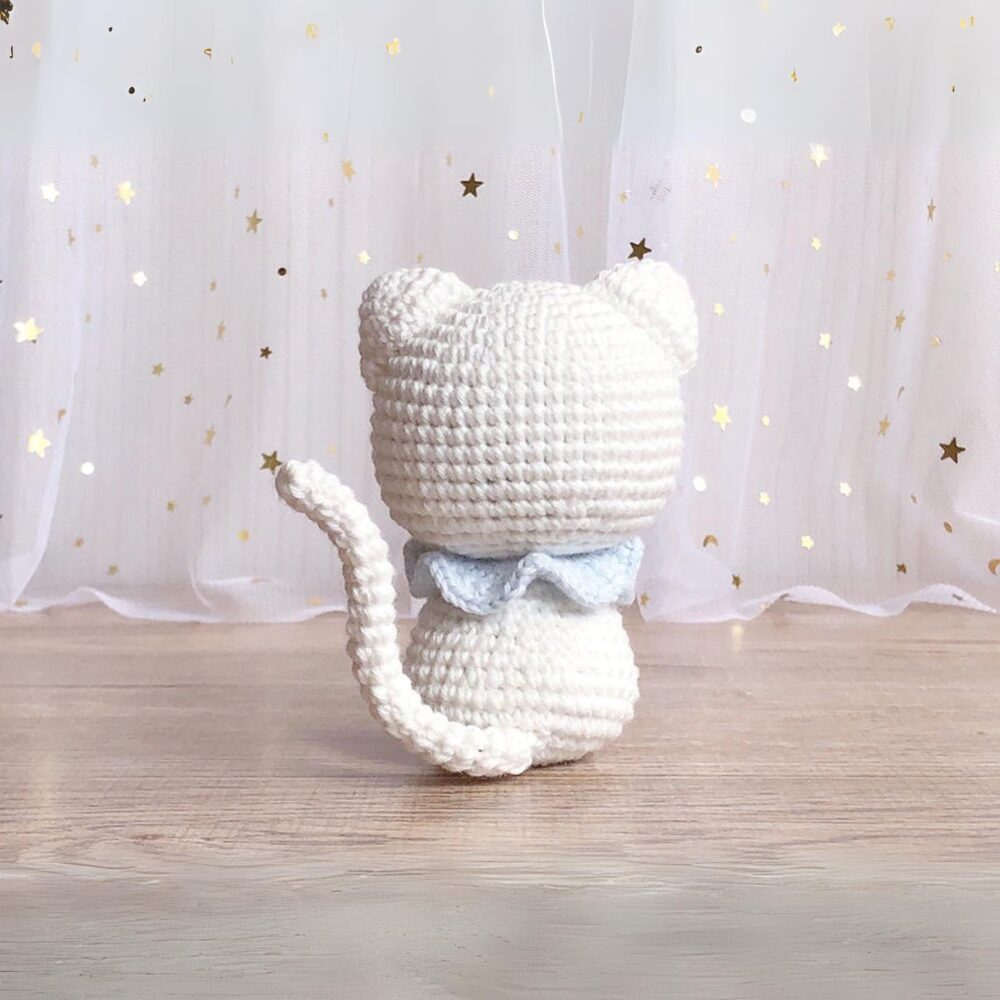 Muñeco de Apego El Conejo & La Luna White Kitten