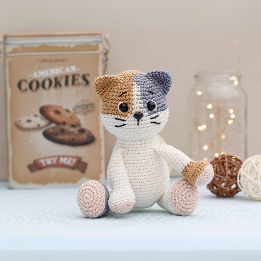 Muñeco de Apego El Conejo & La Luna Beans the Cat