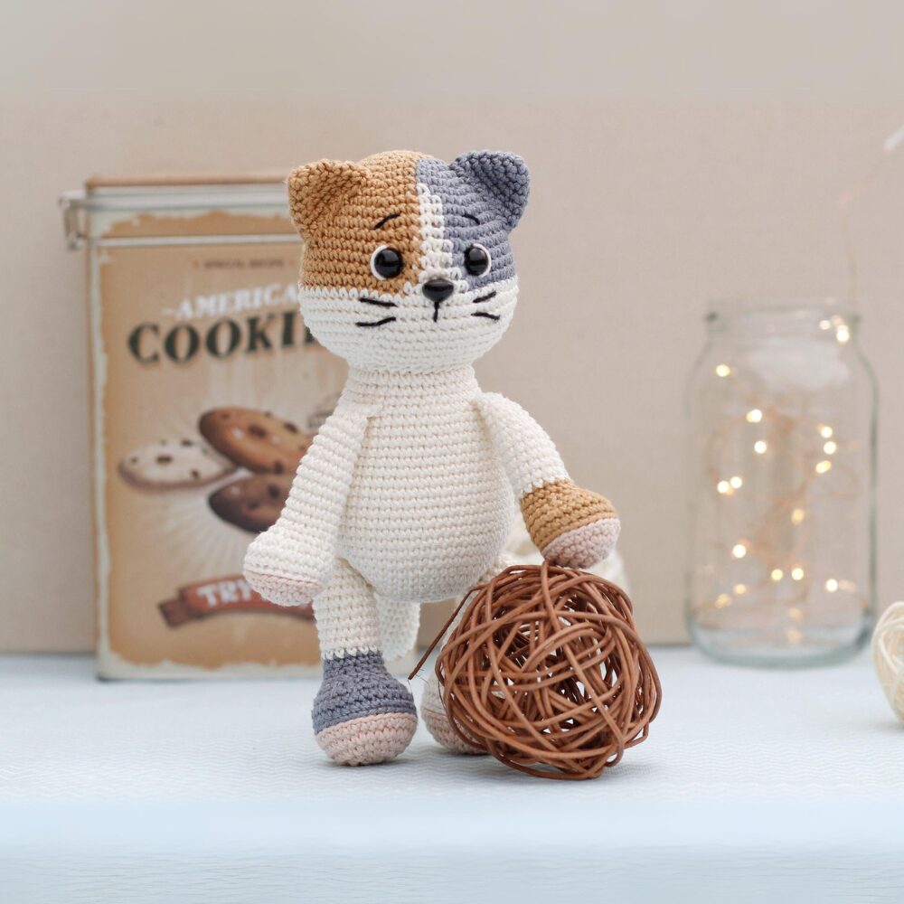 Muñeco de Apego El Conejo & La Luna Beans the Cat