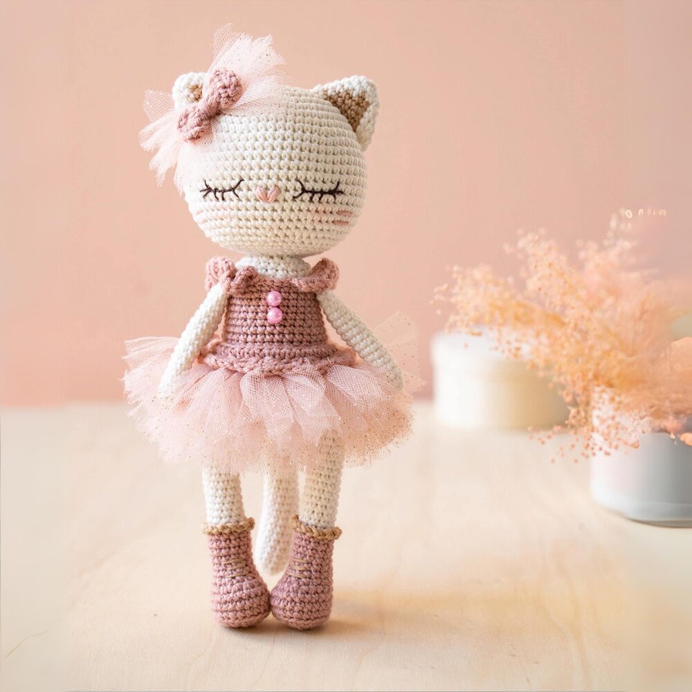 Muñeco de Apego El Conejo & La Luna Cat Monhi