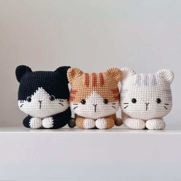 Muñeco de Apego El Conejo & La Luna Cat in Basket