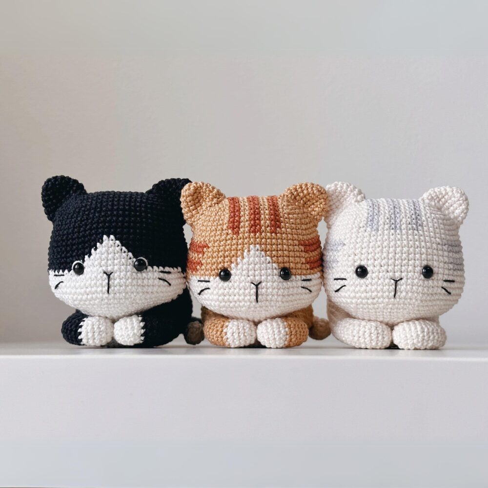 Muñeco de Apego El Conejo & La Luna Cat in Basket