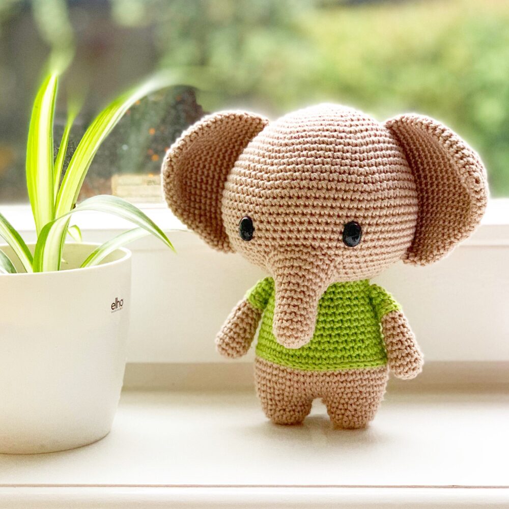 Muñeco de Apego El Conejo & La Luna Joe El Elefante