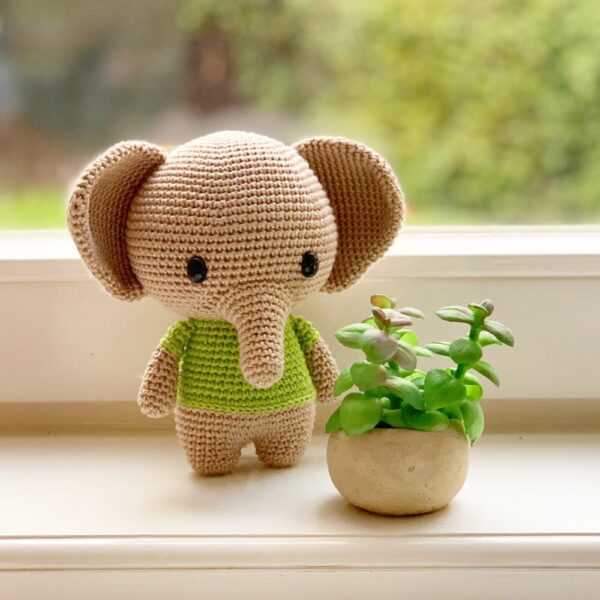 Muñeco de Apego El Conejo & La Luna Joe El Elefante