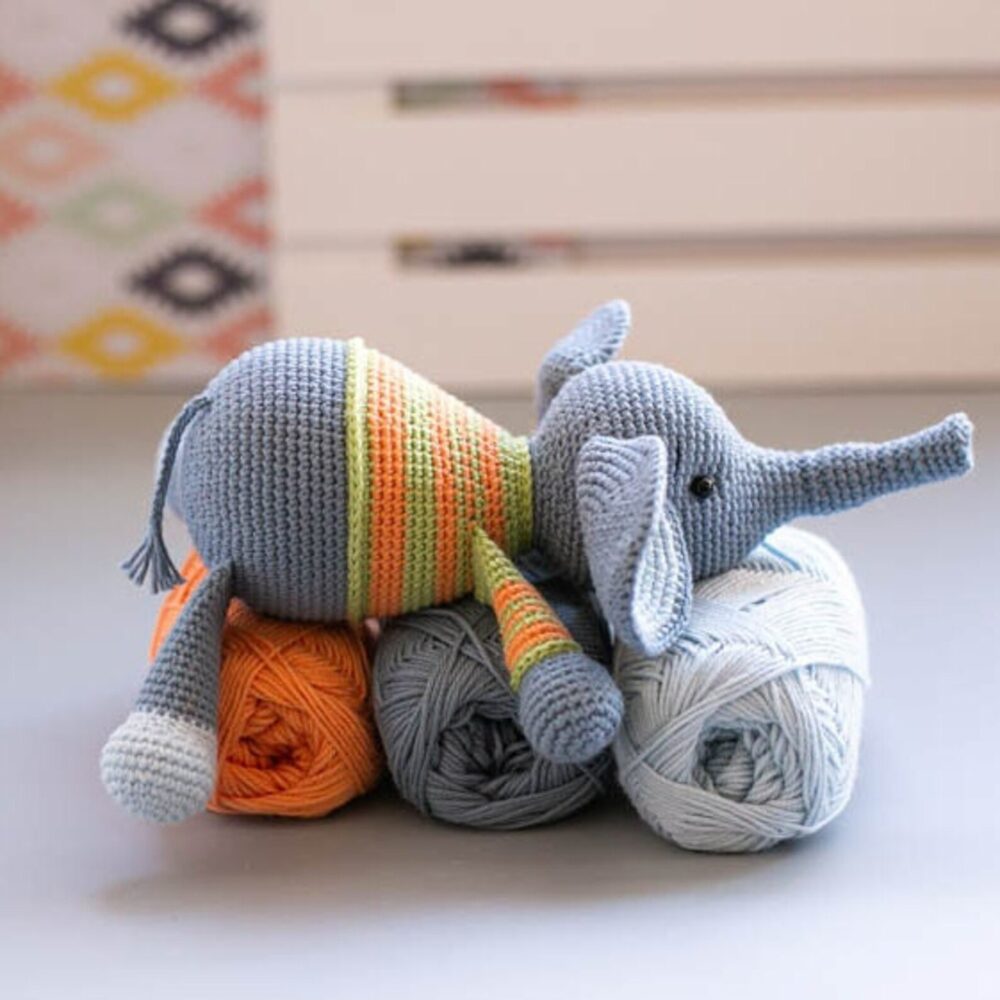 Muñeco de Apego El Conejo & La Luna Patrick El Elefante