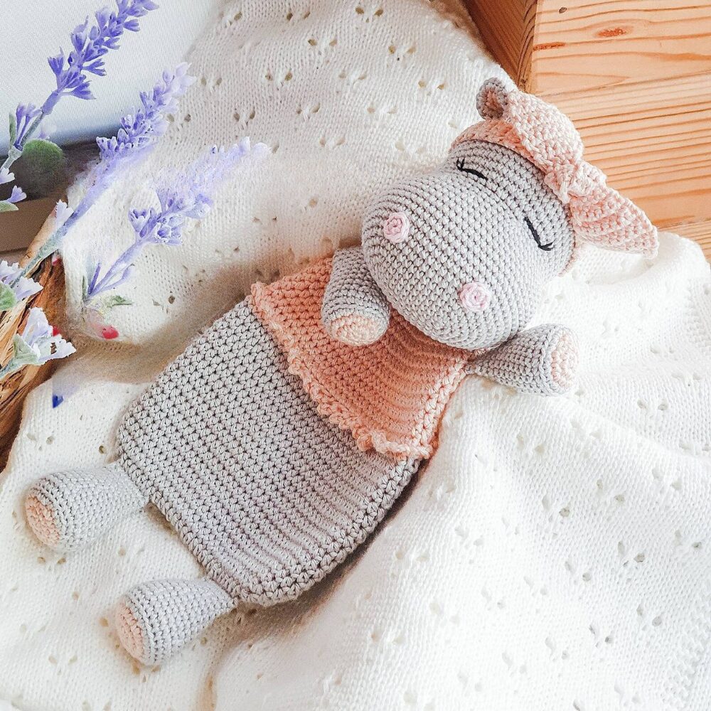 Manta de Apego El Conejo & La Luna Love Hippo