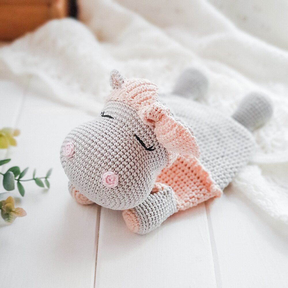 Manta de Apego El Conejo & La Luna Love Hippo