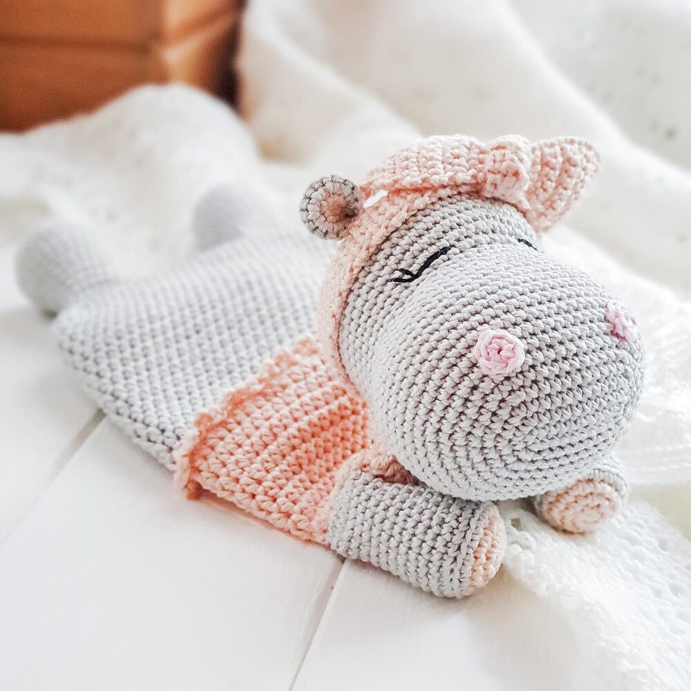 Manta de Apego El Conejo & La Luna Love Hippo