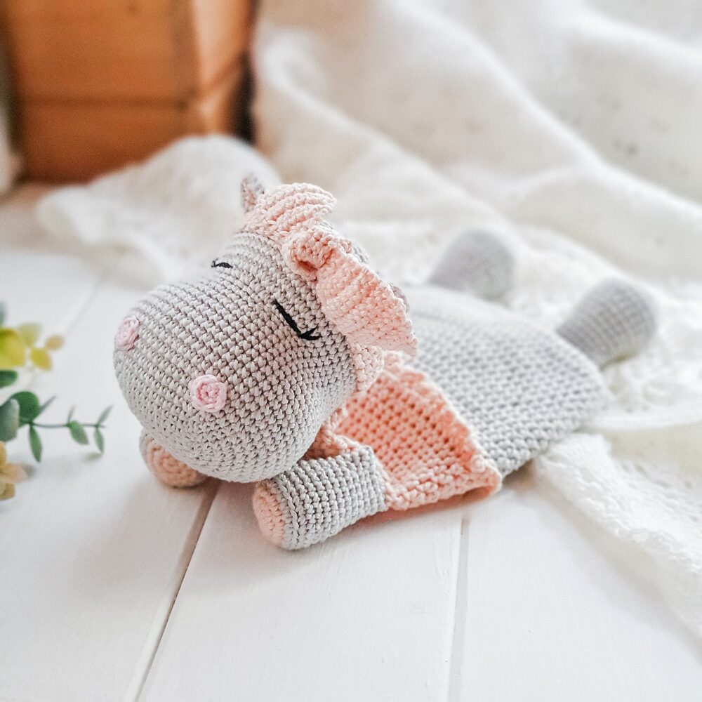 Manta de Apego El Conejo & La Luna Love Hippo