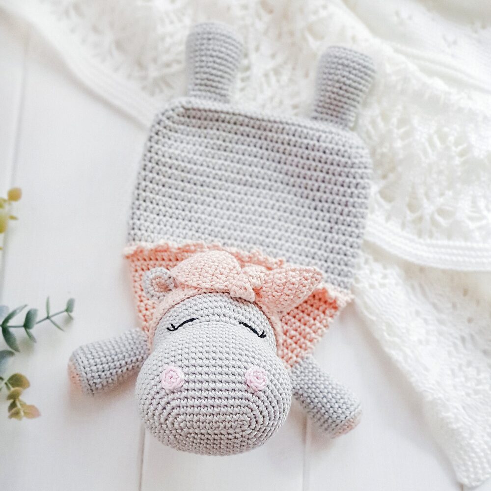 Manta de Apego El Conejo & La Luna Love Hippo