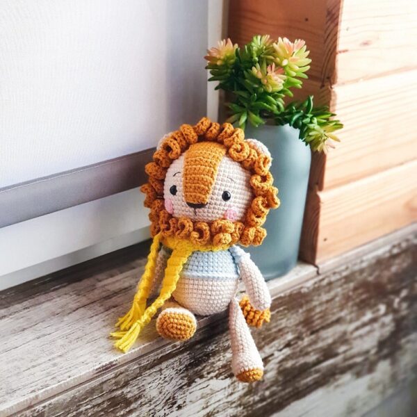 Muñeco de Apego El Conejo & La Luna Tobías The Lion