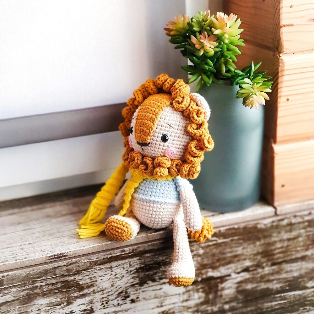 Muñeco de Apego El Conejo & La Luna Tobías The Lion